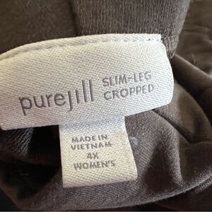 Pure Jill Brown Cropped Pants